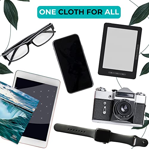 Microfiber Cleaning Cloth for Glasses - Eyeglass Cleaning Cloth - Lens Cleaning Cloth - Microfiber Glasses Cleaning Cloth for Phone, Screens, Camera Lens Cleaner - 6 pcs - color: 6 Pcs Nature
