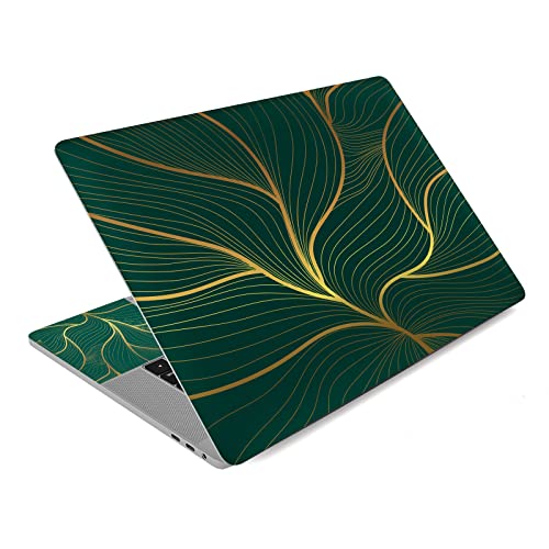 12.1 to 15.6 Inch Laptop Skin Sticker - Universal Netbook & Notebook Art Decal Protector Cover - Reusable Leaf Design - color: Leaf
