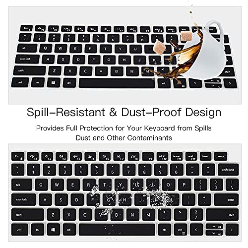 Keyboard Cover for Dell Latitude 3440 5440 5430 5431 5420 14", Dell Latitude 14" 7440 7430 7420 7410, Dell Latitude 14" 9420 9430, Dell Latitude 9520 9510 7520 15.6" Keyboard Skin Protector, Black - color: Black