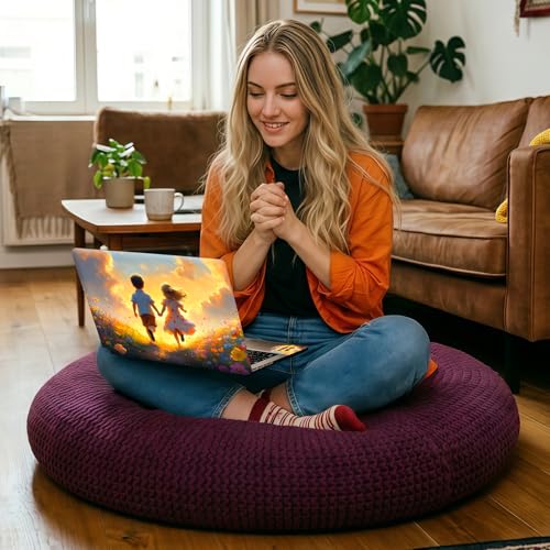 Kids Starry Field Universal Laptop Skin Sticker 3PCS, Protective Decal Trim-to-Fit 11.6" 13.3" 14" 15.6" Laptop Vinyl Cover, Removable Anti-Scratch Computer Decal Protector - color: Kids Starry Field