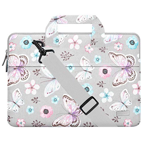 Hseok Laptop Shoulder Bag 15 15.6 16 Inch Briefcase,Compatible MacBook Pro/Neo 16",MacBook Air/Pro 15,XPS 15/16 and most 15.6-16 and Most 15-16 Notebooks,Spill-Resistant Handbag,Butterfly - color: Butterfly, size: 15-16 inch