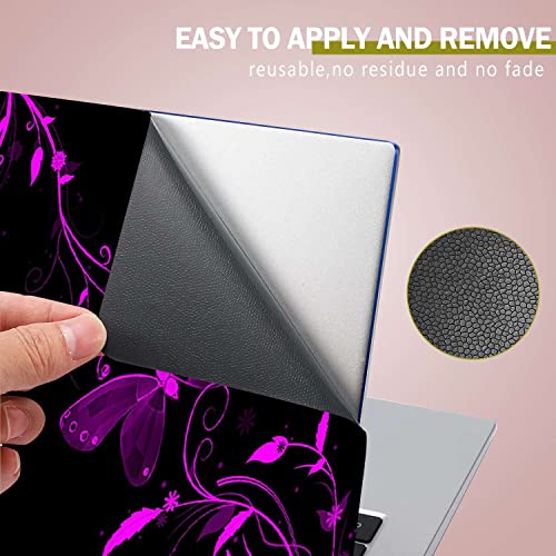 Laptop Notebook Skin Sticker Cover Decal Fits 12 13 13.3 14 15 15.4 15.6 inch Laptop Protector Notebook PC | Easy to Apply, Remove and Change Styles (Nice Butterfly) - color: Nice Butterfly