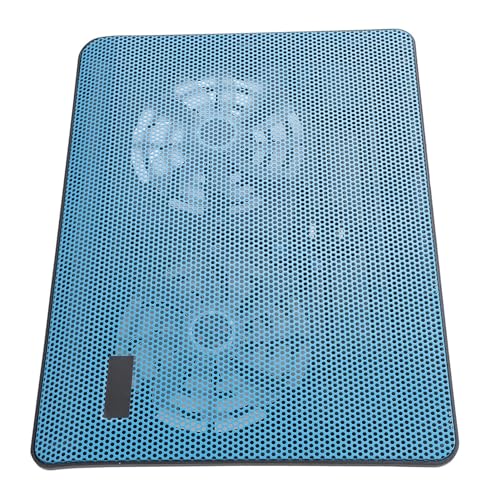 SUNGOOYUE Laptop Cooling Pad, Dual High Performance Fans 15dB Quiet Ergonomic Adjustable Stand Premium Metal Mesh 1.5mm Aperture,for 17 Inch Laptop