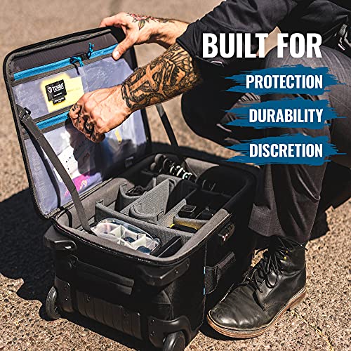 Tenba Roadie Carry-on Compatible Hybrid Roller 21 Rolling case for DSLR and Mirrorless Cameras and Lenses Plus a 17-inch Laptop – Black (638-713)