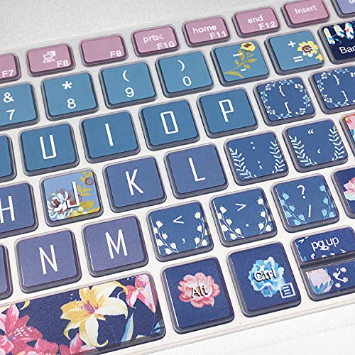 Keyboard Cover for 2021 2020 2019 Dell Inspiron 15 5501 5502 5505 5508 5584 5590 5593 5598 15.6" & Inspiron 15 7000 7590 7591 7501 7506 7706 7790, Vostro 7590 5590 7500, Red Flower - color: Red Flower