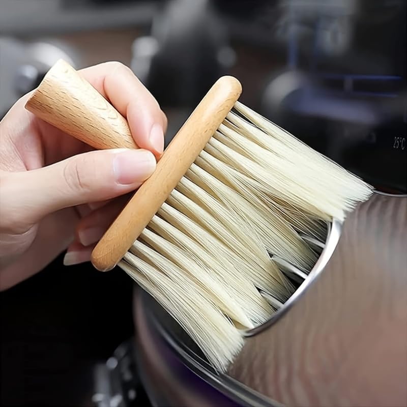 Groove Cleaning Brush - 5.31 Inch Soft Detail Brush for Keyboard Window Tracks, Laptop, Desk Seams, Kitchen Gaps & Household Dusting, Narrow Gap Cleaning Tool for Home, Office & Hotel