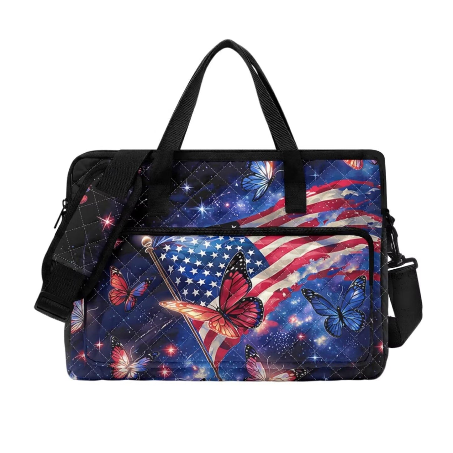 Laptop Sleeve, Laptop Cover with Adjustable Strap Computer Bag Tablet Notebook Sleeves Handbag Messenger Briefcase - color: Us 250 Years Design