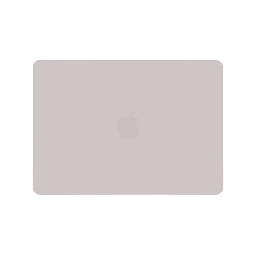 RUBAN Case Compatible with MacBook Air 13 Inch (Models: A1369 & A1466, Older Version 2010-2017 Release), Slim Snap On Hard Shell Protective Cover and Keyboard Cover (Stone Gray) - color: Stone Gray