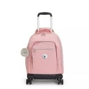 Kipling New Zea 15" Laptop Rolling Backpack - color: True Blue Tonal