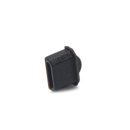 20Pcs Micro HDMI Anti Dust Cover Plugs Silicone Protector Stopper Cap Black for Female Port Black for TV, Computer,WuJuntool