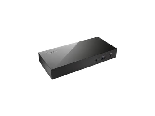 Kensington SD4700P USB-C or USB-A 135 Watts Dual Display Docking Station with Power Delivery for Windows PC's, Surface Pro, Surface Laptops, and MacBooks (K38240NA) (Renewed)