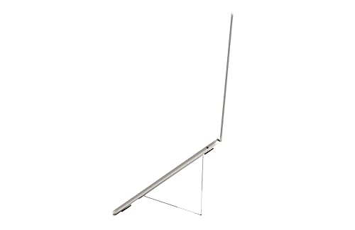 Paper-Thin Stand for MacBook,Laptop Riser, Slim Portable Ergonomic Ventilated Stand, 6 Adjustable Heights from 2.1" to 3.6", Compatible with Laptops Up to 18”, US Patented (Starlight) - color: Starlight