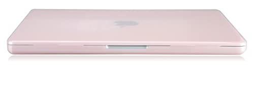 UESWILL for MacBook Pro 14 inch Case M5 M4 M3 M2 M1 A3427 A3426 A3434 A3401 A3185 A3112 A2992 A2918 A2779 A2442 (2021-2026), Glossy See Through Hard Shell Cover + Microfiber Cloth, Jelly Pink - color: Jelly Pink, size: MacBook Pro 14" (M1 M2 M3 M4 M5)