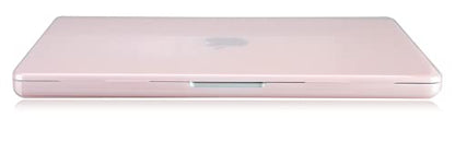 UESWILL for MacBook Pro 14 inch Case M5 M4 M3 M2 M1 A3427 A3426 A3434 A3401 A3185 A3112 A2992 A2918 A2779 A2442 (2021-2026), Glossy See Through Hard Shell Cover + Microfiber Cloth, Jelly Pink - color: Jelly Pink, size: MacBook Pro 14" (M1 M2 M3 M4 M5)