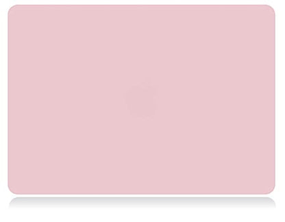 UESWILL Compatible with MacBook Air 13 inch M5 M4 M3 M2 Case 2022-2026 Model A3449 A3240 A3113 A2681, Matte Hard Shell Case Cover for MacBook Air 13.6 + Microfiber Cloth, Rose Quartz - color: Rose Quartz, size: MacBook Air 13" (M2 M3 M4 M5)