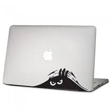 2-PCS Peeking Monster Laptop Stickers – 7.5 Inch Vinyl Decals for Laptop, Computer, iPad, Scrapbook, Water Bottle – Waterproof Cute Sticker for Laptop, Women, Tumblers, Eco Vinyl Design