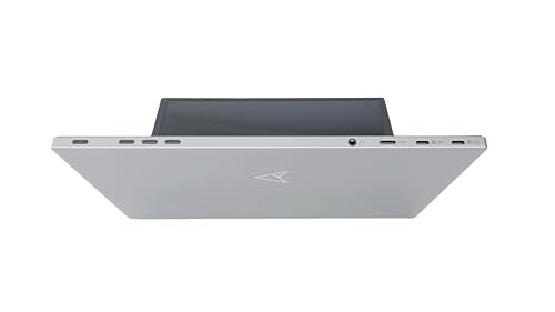 ASUS ZenScreen Fold MQ17QH 17.3 Portable Monitor, Quad HD OLED (2560 x 1920), HDMI, Two USB-C, Built-in Foldable Stand, 100purcent DCI-P3, Silver