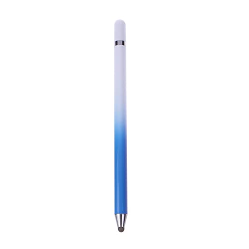 2 in 1 Stylus Drawing Tablet Pen Capacitive Screen Touch Cloth Pens Mobile Androids Phone for Smart Tablets Capacitive Pen Touch Screen Stylus Pencil for Tablet Phone Pc N for Laptop, Blue