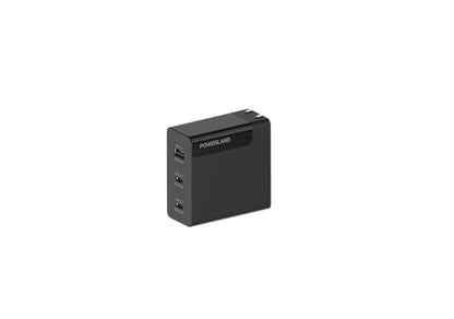 100W USB C Charger,GaN III 3-Port Fast Charging Station,PD QC Foldable Charger Block Portable Laptop Adapter for MacBook Pro/Air,iPad Pro,Galaxy S23,Dell XPS 13,iPhone 16/15/Pro and More