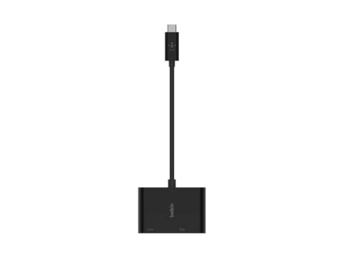 Belkin USB-C to VGA + Charge Adapter - USB-C to VGA Cable for MacBook Pro, MacBook Air, Mac mini, iPad Pro 12.9”, iPad mini & Other Compatible Devices - 60W Power Delivery - style: USB-C to VGA + Charging