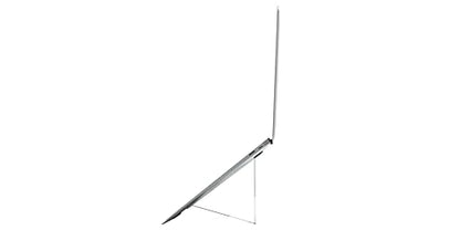 Paper-Thin Stand for MacBook, Laptop Riser, Slim Portable Ergonomic Ventilated Stand, 6 Adjustable Heights from 2.1" to 3.6", Compatible with Laptops Up to 18”, US Patented (Black) - color: Black