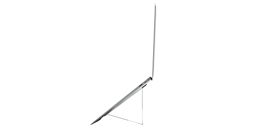 Paper-Thin Stand for MacBook, Laptop Riser, Slim Portable Ergonomic Ventilated Stand, 6 Adjustable Heights from 2.1" to 3.6", Compatible with Laptops Up to 18”, US Patented (Rose Gold) - color: Rose Gold