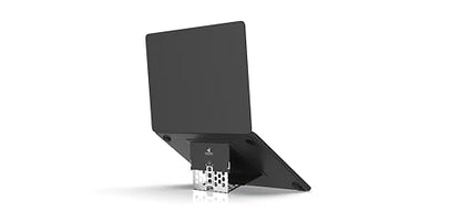 Paper-Thin Stand for MacBook, Laptop Riser, Slim Portable Ergonomic Ventilated Stand, 6 Adjustable Heights from 2.1" to 3.6", Compatible with Laptops Up to 18”, US Patented (Space Black) - color: Space Black