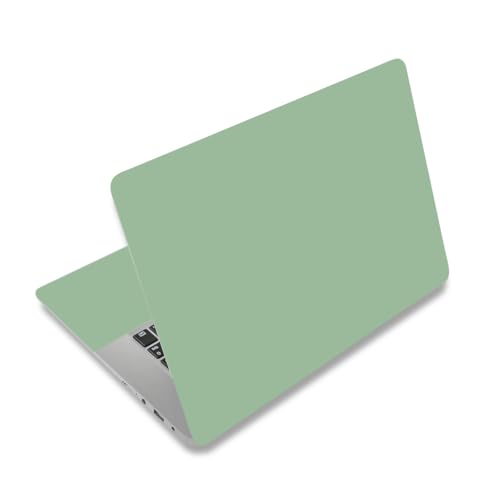 12 12.1 13 13.3 14 15 15.4 15.6 in Skin Laptop Sticker Decal, Netbook Skins for Notebook PC, Universal Vinyl Laptop Decor Cover for Women Girls, Waterproof Art Protector I Green - color: Green