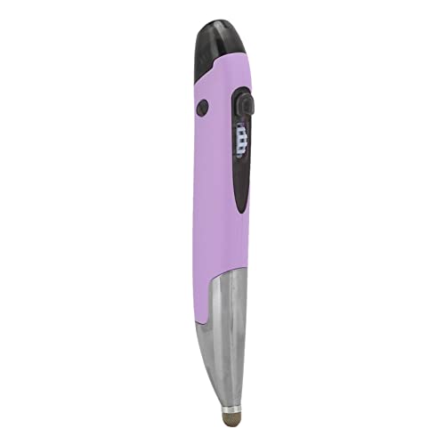 Stylus Pen with Handwriting Function, Capacitive Pen for Note Taking & Drawing, Portable ABS Body with Multi Adapters, Violet - color: Violet