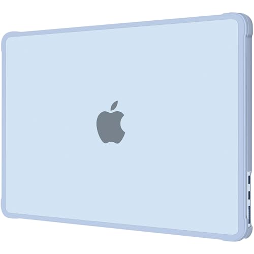 MOSISO Compatible with MacBook Air 13 inch Case M5 2026 M4 2025 M3 M2 2024-2022 A3449 A3240 A3113 A2681, Seamlessly Closes Anti-Crack&Anti-Fingerprints Hard Shell for MacBook Air 13.6, Sky Blue - color: Sky Blue