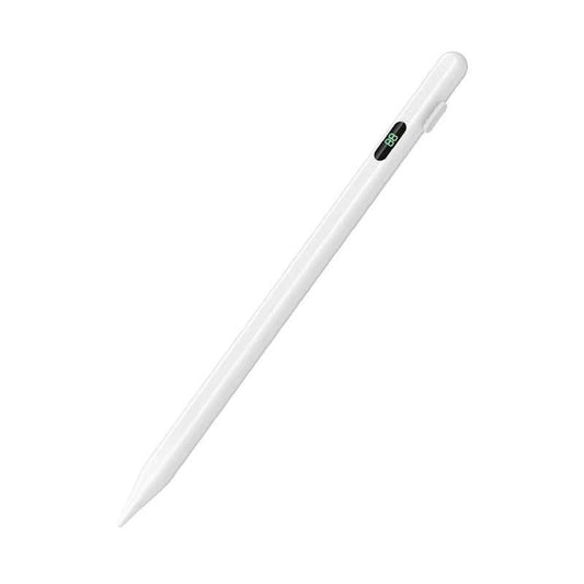 Stylus Pen with Digital Power Display for iPad (2018–2025), Rechargeable Touch Screen Pencil with Tilt Sensitivity, Palm Rejection, Type-C Charging, Active Universal Stylus Pen, White - size: 2268