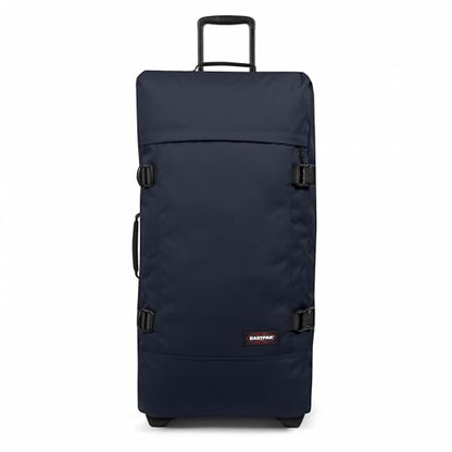 EASTPAK Tranverz L – 121L Large Soft Sided Checked Luggage, Dual Compartments, TSA Lock, Compression Straps & Smooth Inline Wheels, Ultra Marine - color: Ultra Marine, size: 121 Liter Checked Bag
