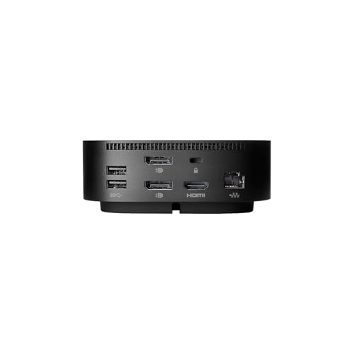 HP USB-C Dock G5 for business - for Notebook - USB Type C - 3 Displays Supported - 4K, QHD, Full HD - 4 x Type-A Ports - -A - - - 1 x RJ-45 Ports - Network (RJ-45) - HDMI - DisplayPort - Black - Wired