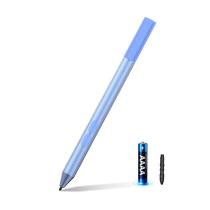 Active Pen for Surface Pro 11/10/9/8/X, Laptop, Book - 2500H Battery | MPP Stylus for Surface Go, Studio, Kobo HP ASUS, Palm Rejection, 1024 Pressurel for Students Artists Drawing Note-Taking - color: Azure