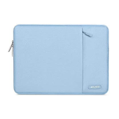 MOSISO Laptop Case 13 inch, Laptop Sleeve Bag with Pocket | Compatible with MacBook Neo A3404 2026/Air/Pro 13 M5/M4/M3/M2/M1 2026-2016, Polyester Vertical Computer Bag, Air Blue - color: Air Blue, size: 13 inch