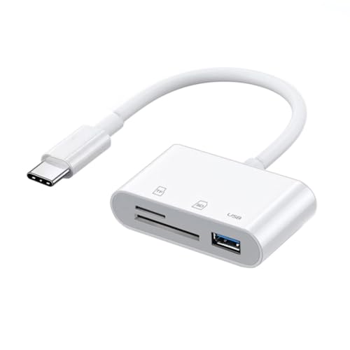 Chenyang 3 in 1 USB C to USB 2.0 TF Micro SD SDXC SDHC Card Reader Adapter 480Mbps Compatible with Laptop Tablet Phone - style: SD/TF 3-in-1