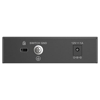 D-Link 5-Port 2.5GB Unmanaged Gaming Switch with 5 x 2.5G - Multi-Gig, Network, Fanless, Plug & Play (DMS-105),Black - size: 5 Port Multi-Gig 2.5Gb