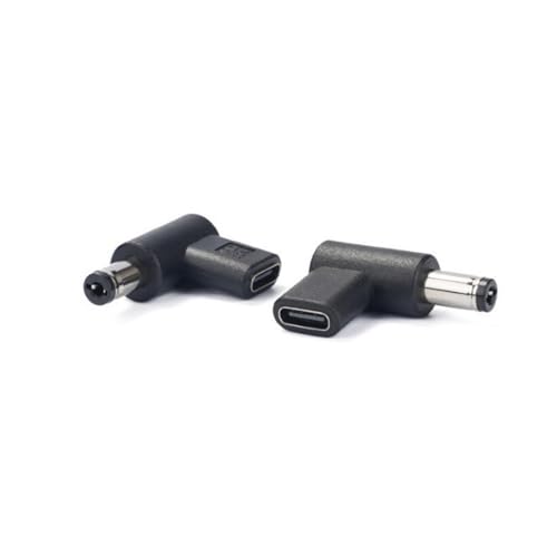USB C to DC9V 12V 20V 28V Adapter Type Female to 5.5x2.1mm 5.5x2.5mm Male Connectors 90 Degree for Safe Charging USB Female to Male - color: 12V, size: 5.5x2.1mm