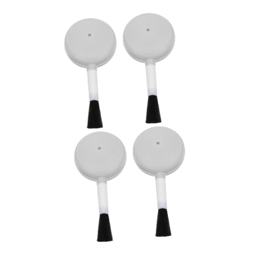 ABOOFAN 4pcs Air Blow Ball Brush Camera Lens Dust Blower Scratch- Handheld for Outdoor Travel - color: Light Grey