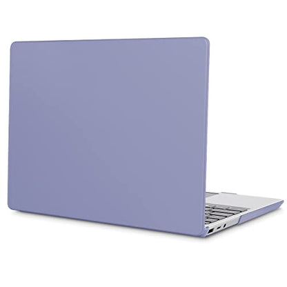 May Chen Compatible with Microsoft Surface Laptop Go 3 Go 2 Go 1 12.4 Inch Model 1943 2013 (2023 2022 2020 Release), Plastic Hard Shell Case with Screen Protector + Keyboard Cover, Lavender Gray - color: Lavender Gray