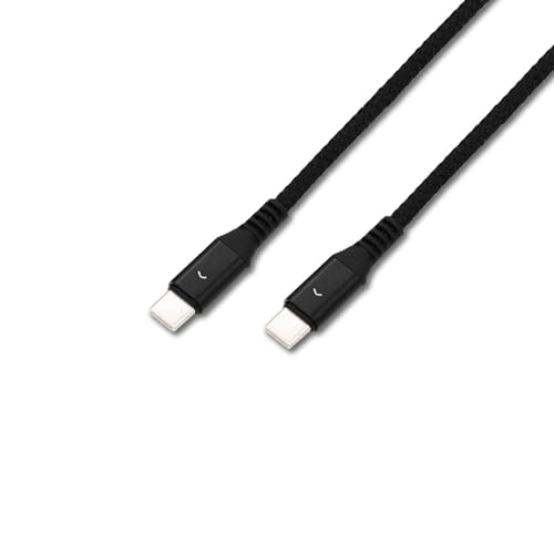 Sonilco USB-C to USB-C Cable 100W PD Fast Charging Cord Compatible with Laptops Tablets Smartphones Nylon Wire (Black, 4 FT) - color: Black, size: 4 FT