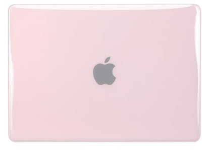 UESWILL Case for 2021-2026 MacBook Pro 16 inch M5 M4 M3 M2 M1 Pro Max chip Model A3429 A3428 A3403 A3186 A2991 A2780 A2485, Glossy See Through Hard Shell Cover + Microfiber Cloth, Jelly Pink - color: Jelly Pink, size: MacBook Pro 16" (M1 M2 M3 M4 M5)