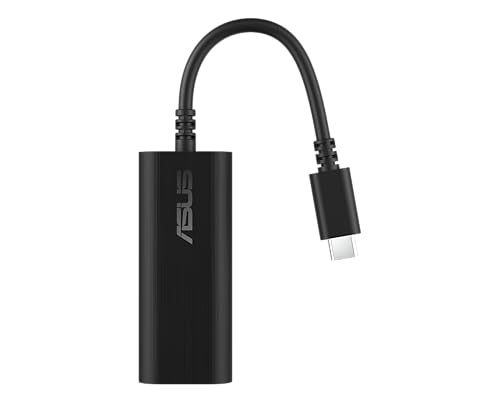 ASUS USB-C2500 V2 2.5Gbps Type-C Wired Network Adapter, RJ45 LAN, USB-C High-Speed Transfer, Compatible with 2.5G/1G/100Mbps
