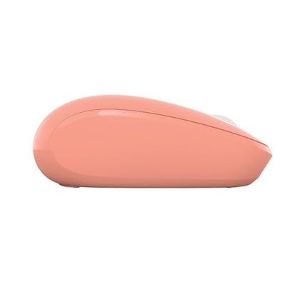 Incase Bluetooth Mouse - Designed by Microsoft - Compact, Comfortable, Right/Left Hand Use, 4-Way Scroll Wheel, Wireless Bluetooth Mouse for PC/Laptop/Desktop, Mac/Windows Computer (Peach) - color: Peach