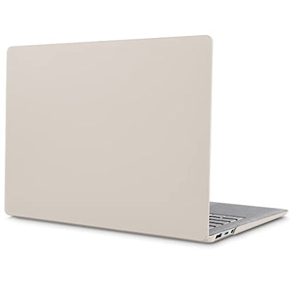 May Chen Case for 13.5" Microsoft Surface Laptop 3/4/5 with Alcantara Palm Rest Model 1867 1958 1950 (2019 2021 2022), Plastic Hard Shell Case with Keyboard Cover + Screen Protector, Stone - color: Stone