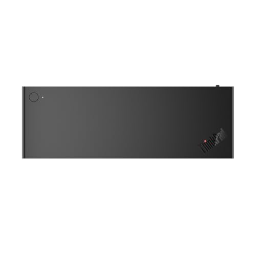 Lenovo ThinkPad Thunderbolt 5 Smart Dock 7500, 120Gbps Data Transfer, 180W Power Delivery, Multiple Display Support, 2.5Gbps Ethernet, Black