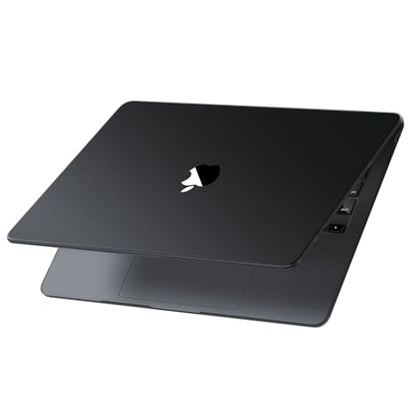 Macaset Compatible with MacBook Air 15 inch Case M2-M5 2023-2026 Hard Shell | A3448/A3241/A3114/A2941, Hard Shell & 100% Ultra Clear & Scratch-Resistant - color: Classic Black Clear
