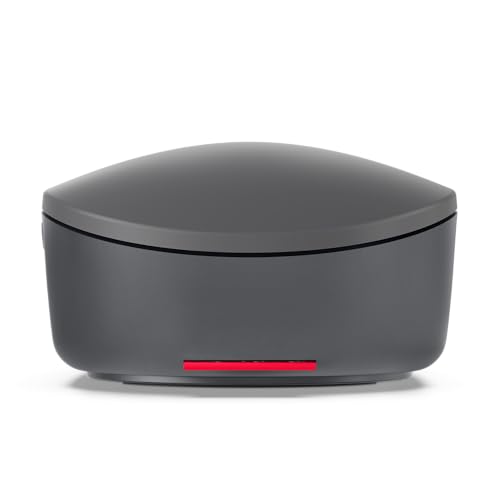 Lenovo Go USB-C Essential Wireless Mouse, 2.4 GHz Nano USB-C Receiver, Adjustable DPI, Rechargeable Battery, Ambidextrous, GY51C21210, Grey - color: Essential