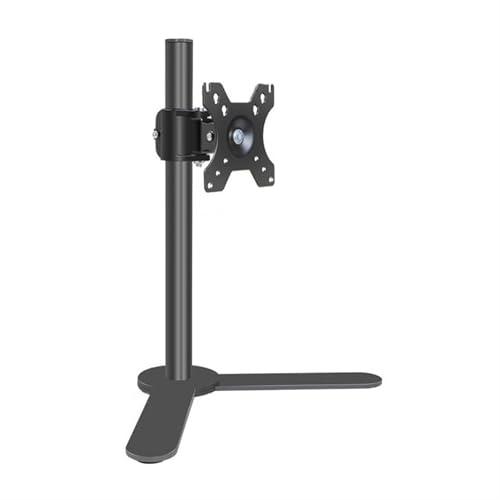Monitor Stand Single Monitor Desk Stand, Freestanding Steel Monitor Mount with Height Adjustable, Swivel, Tilt, Rotation, Fits 17"-32'' Monitors, Holds up to 17.6lbs Monitor Stand Desk arm