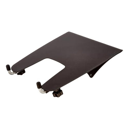 Laptop Stand Arm Mount Tray – Adjustable Ergonomic Desk Accessory, VESA-Compatible with Display Arms, Fits Laptops Up to 12lbs, Anti-Slip, Black